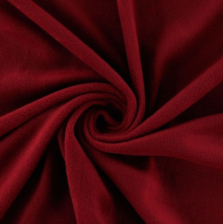 FLEECE ANTIPILLING BORDEAUX