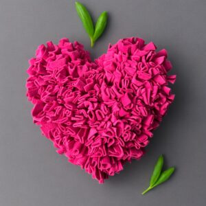 Kreiere Deine eigene Farbkombination -  Schnüffelteppich Herz