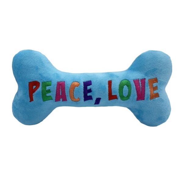 Lulubelles Power Plush Holiday Peace, Love, Belly Rubs Bone – Bild 2