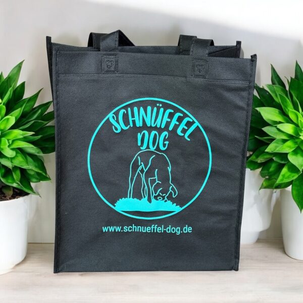 Kleine Einkaufstasche Schnüffel Dog black