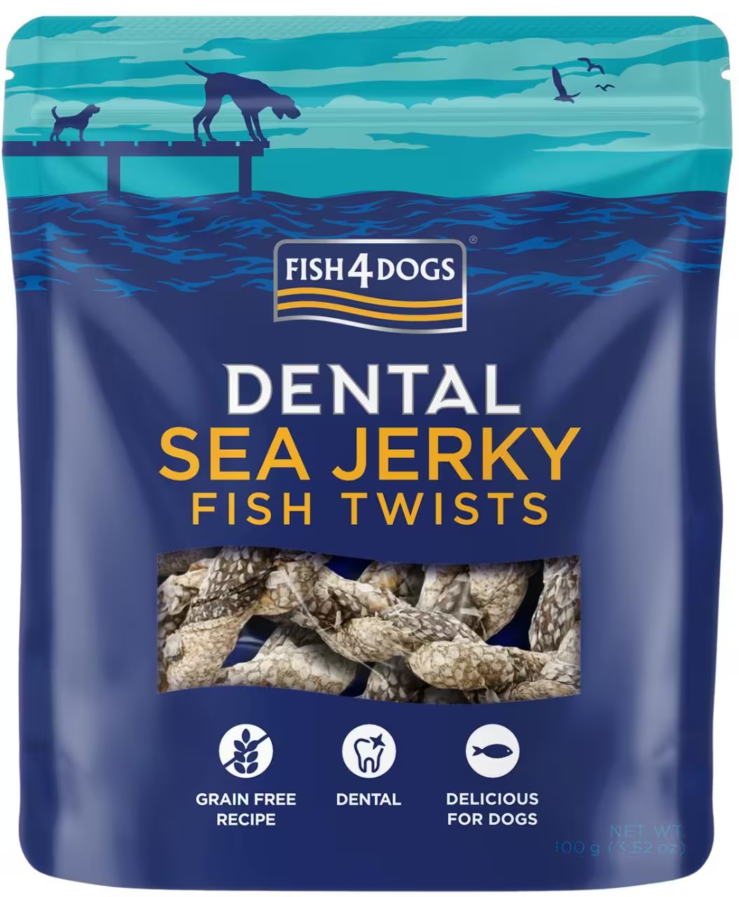 Fish4Dogs - Dental Sea Jerky Fish Twists